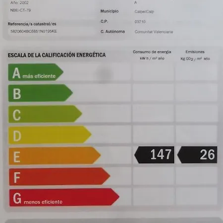 Apartamento Albamar Calpe